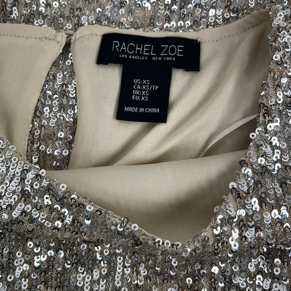 Rachel Zoe Sequin Top - Picture 4 of 4